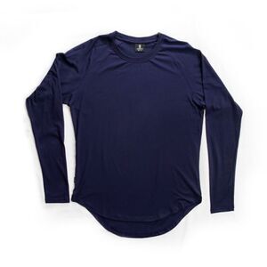Zivi Apparel Scoop Long Sleeve Shirt Navy XL